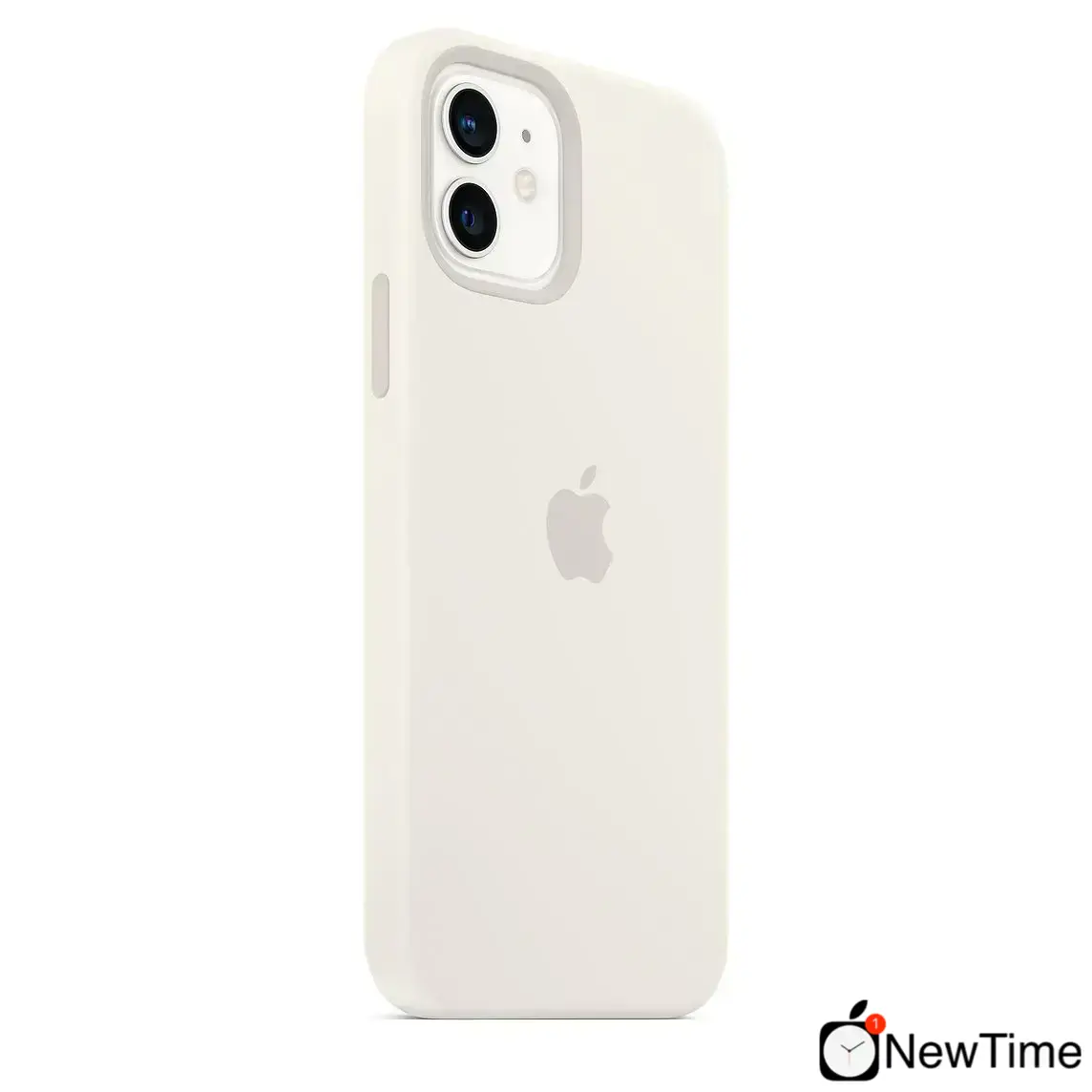 Чехол Apple iPhone 12 | 12 Pro Silicone Case with MagSafe Lux Copy - White (MHL53)