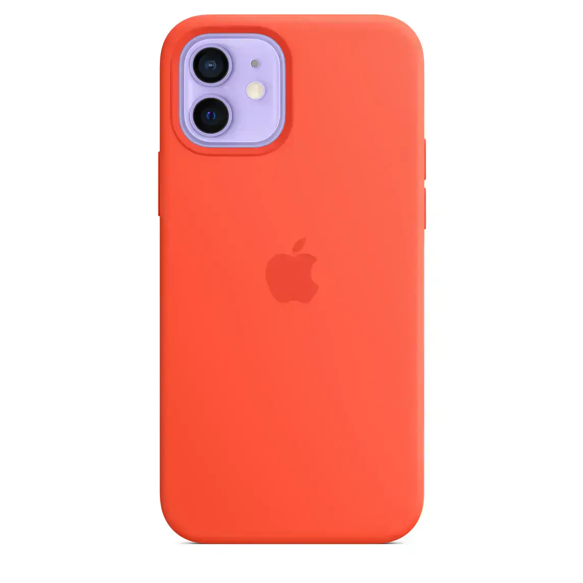 Чохол Apple iPhone 12 | 12 Pro Silicone Case with MagSafe - Electric Orange (MKTR3)