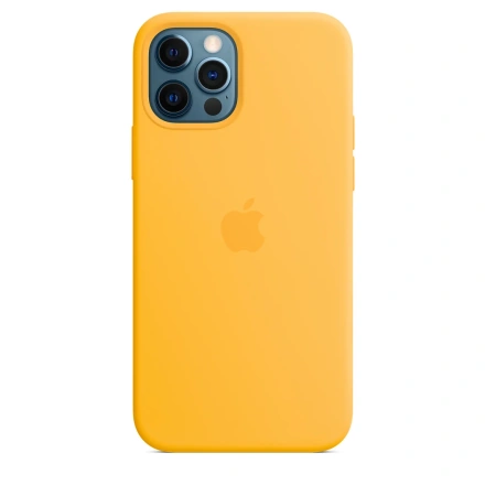 Чехол Apple iPhone 12 | 12 Pro Silicone Case with MagSafe Lux Copy - Sunflower (MKTQ3)