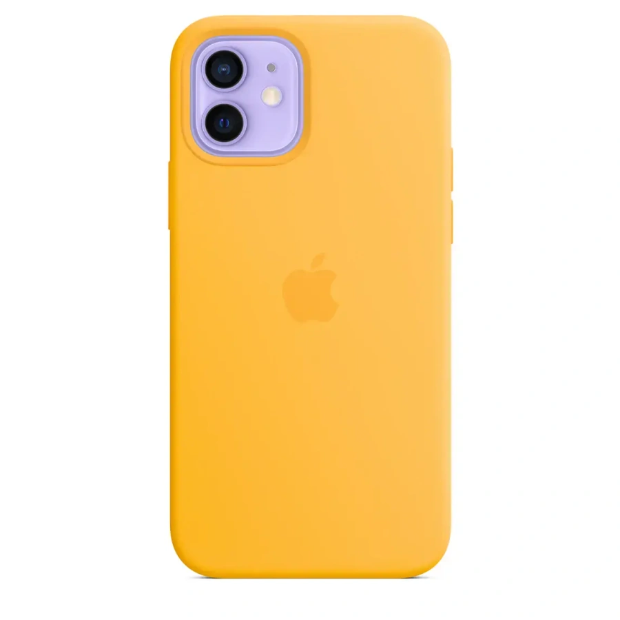 Чехол Apple iPhone 12 | 12 Pro Silicone Case with MagSafe Lux Copy - Sunflower (MKTQ3)