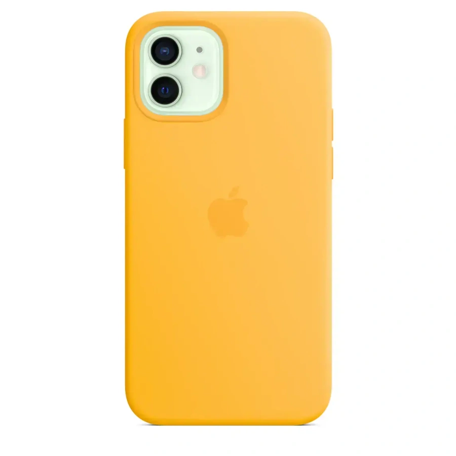 Чехол Apple iPhone 12 | 12 Pro Silicone Case with MagSafe Lux Copy - Sunflower (MKTQ3)