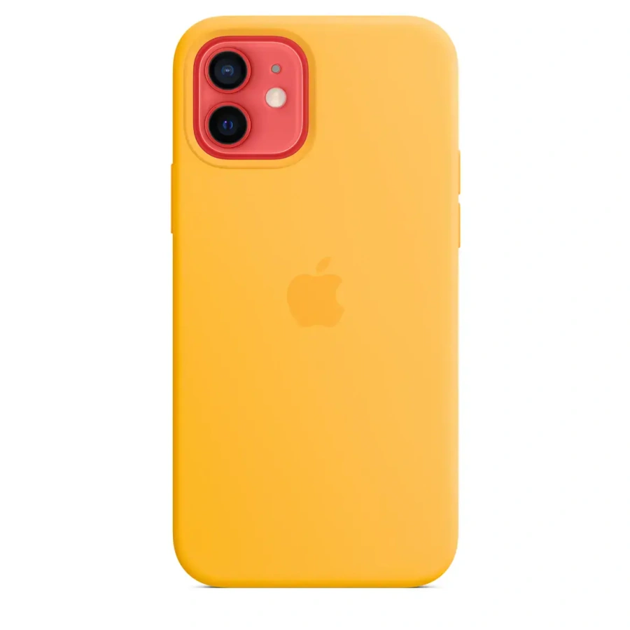 Чехол Apple iPhone 12 | 12 Pro Silicone Case with MagSafe Lux Copy - Sunflower (MKTQ3)