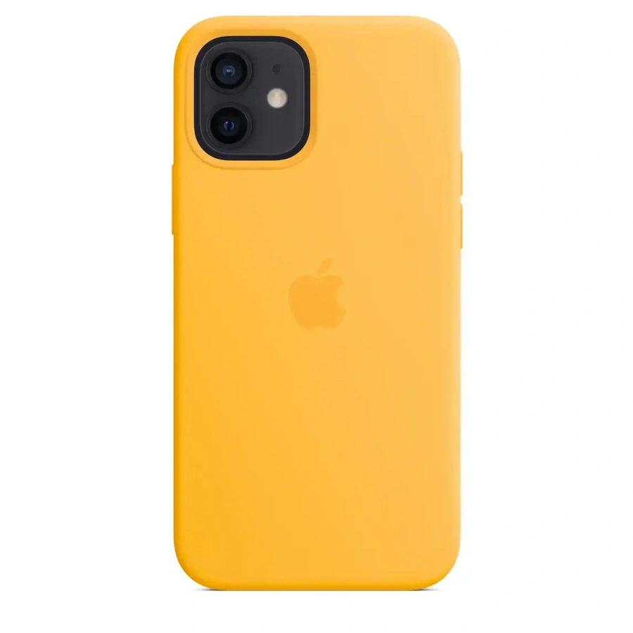 Чехол Apple iPhone 12 | 12 Pro Silicone Case with MagSafe Lux Copy - Sunflower (MKTQ3)