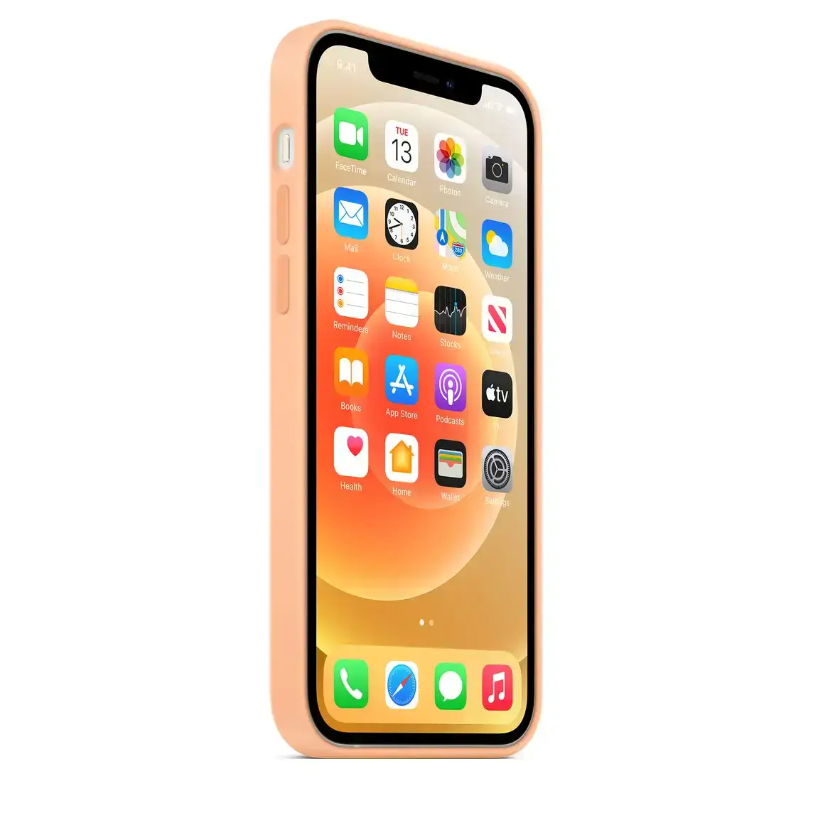 Чохол Apple iPhone 12 | 12 Pro Silicone Case Lux Copy - Cantaloupe (MK023)