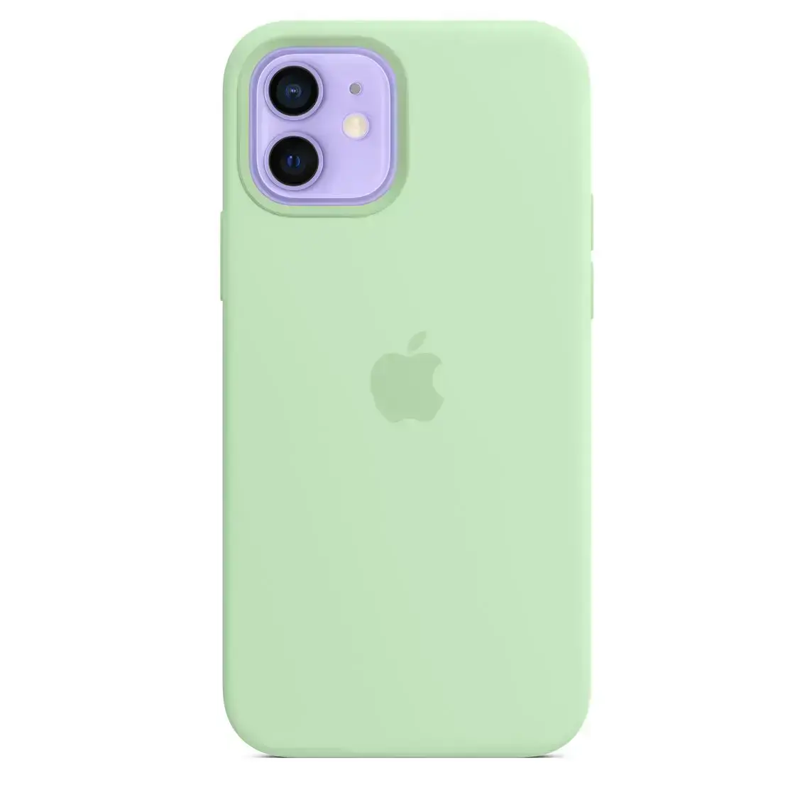 Чехол Apple iPhone 12 | 12 Pro Silicone Case with MagSafe Lux Copy - Pistachio (MK003)