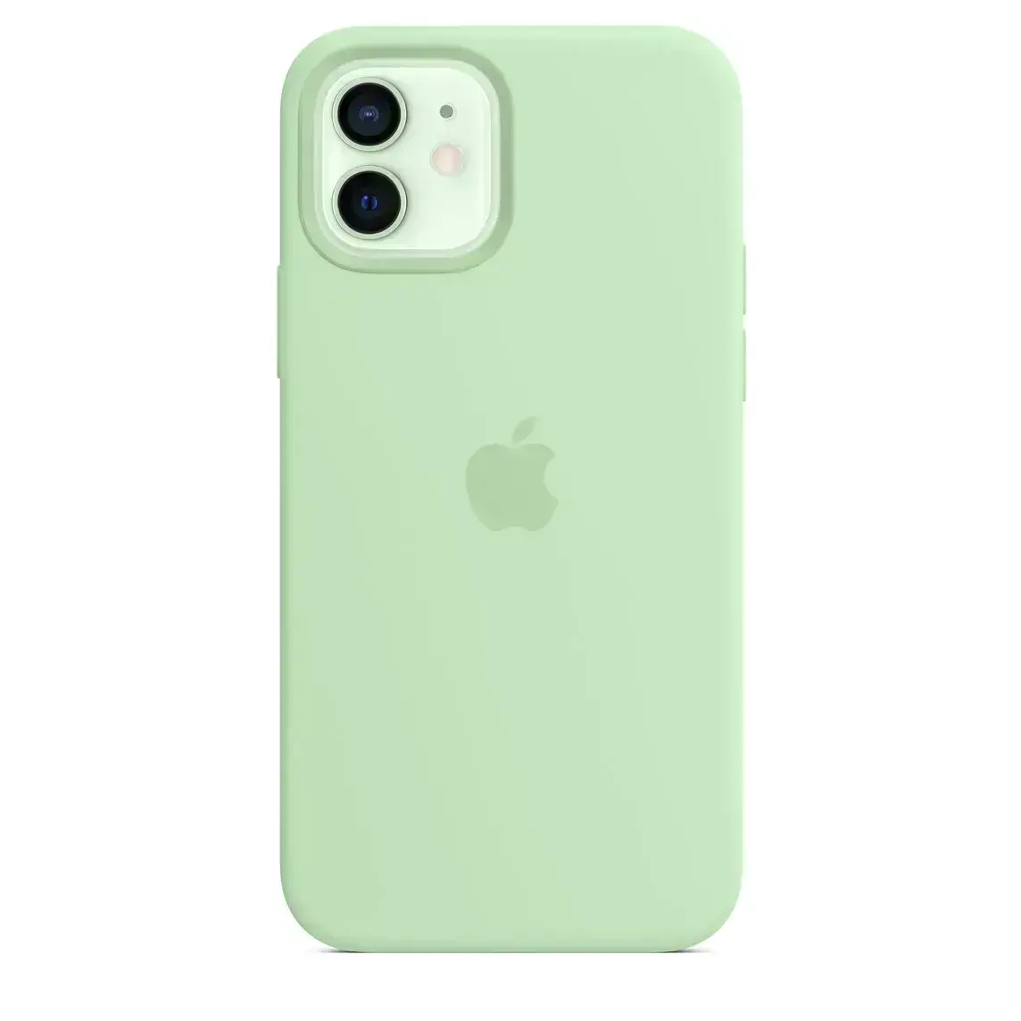 Чехол Apple iPhone 12 | 12 Pro Silicone Case with MagSafe Lux Copy - Pistachio (MK003)