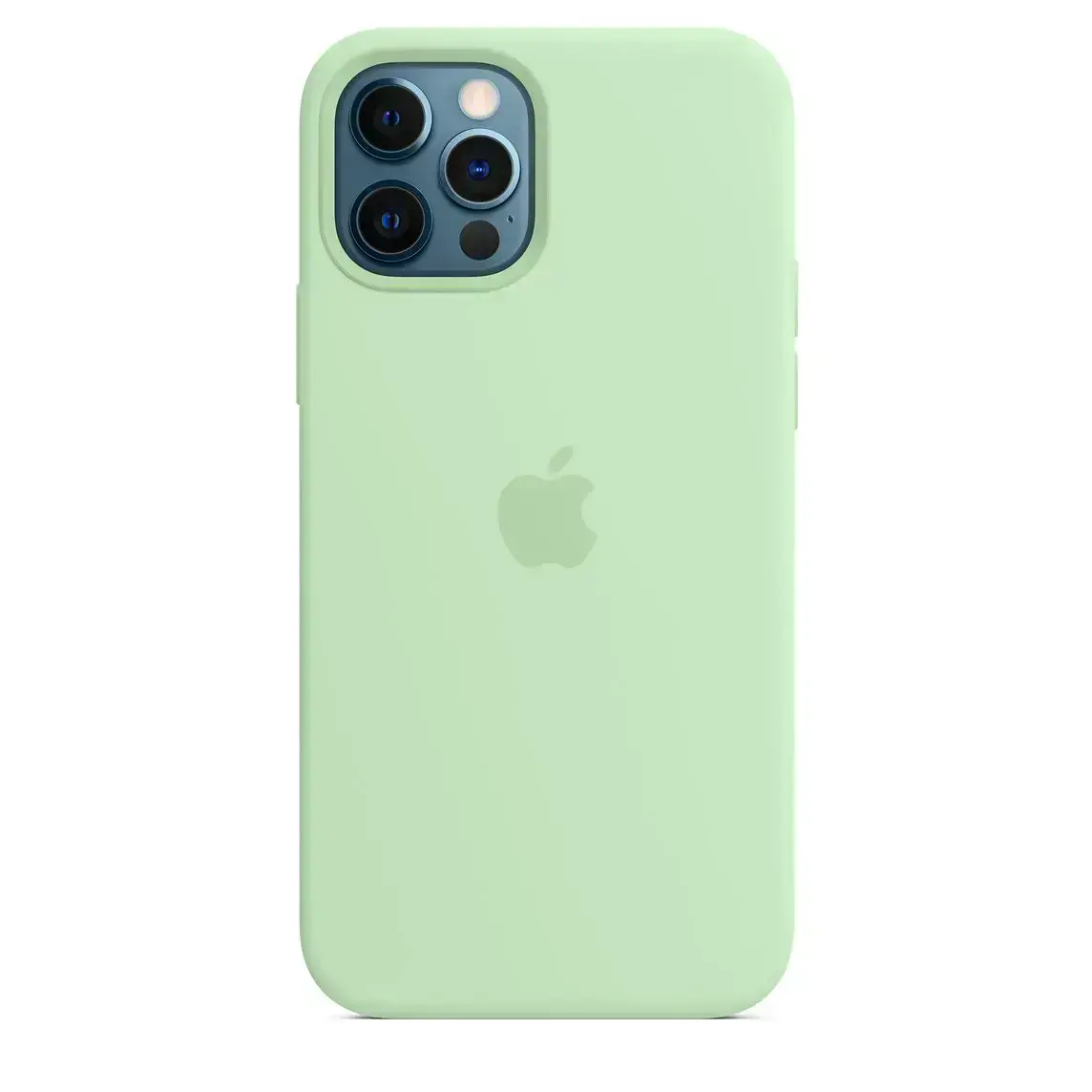 Чехол Apple iPhone 12 | 12 Pro Silicone Case with MagSafe Lux Copy - Pistachio (MK003)