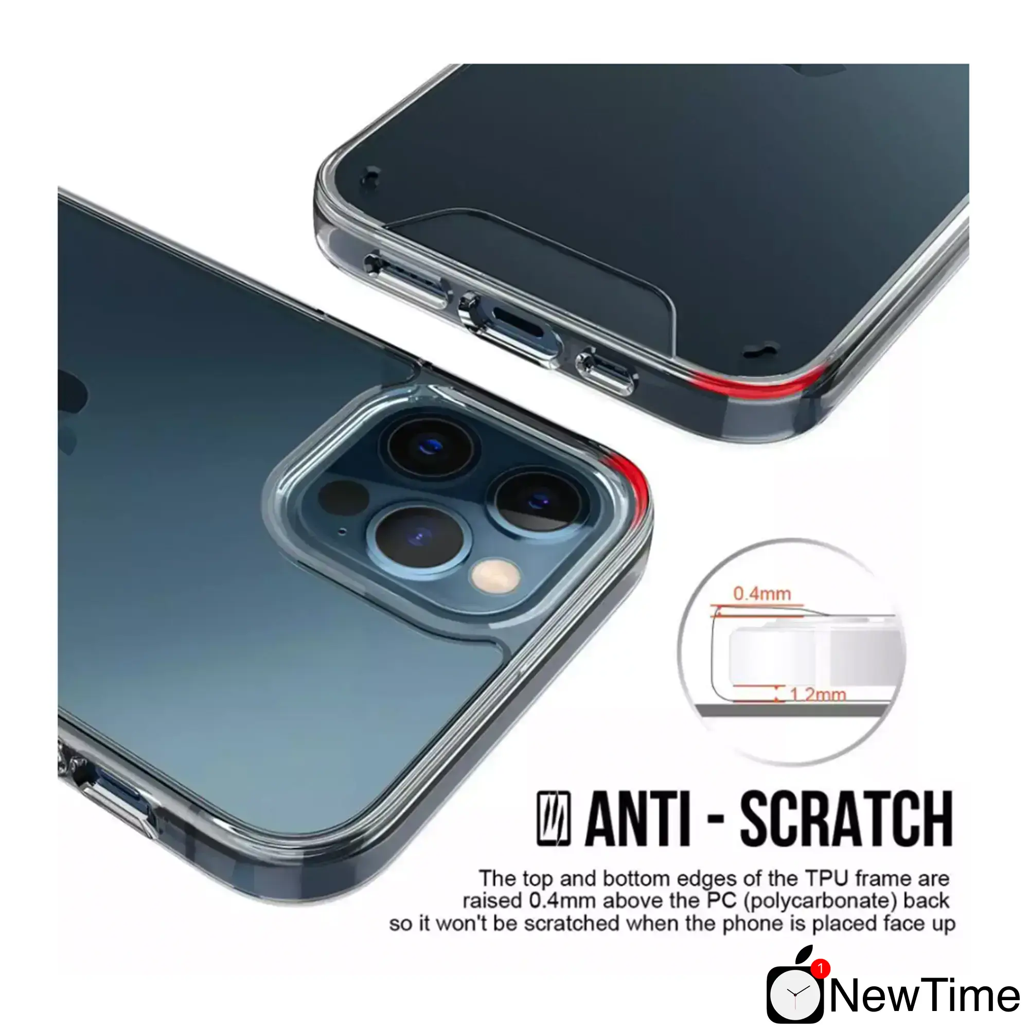 Чехол Space Collection for iPhone 12 | 12 Pro Case - Clear