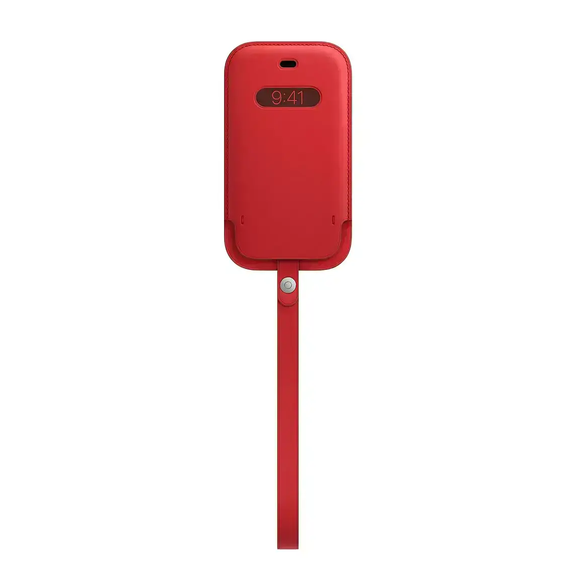 Чохол Apple iPhone 12 mini Leather Sleeve with MagSafe - (PRODUCT)RED (MHMR3)