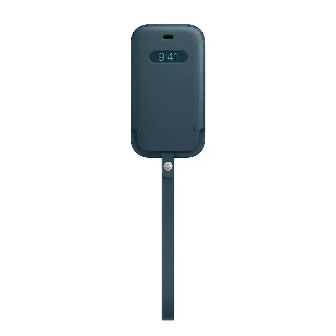 Чохол Apple iPhone 12 mini Leather Sleeve with MagSafe - Baltic Blue (MHMQ3)