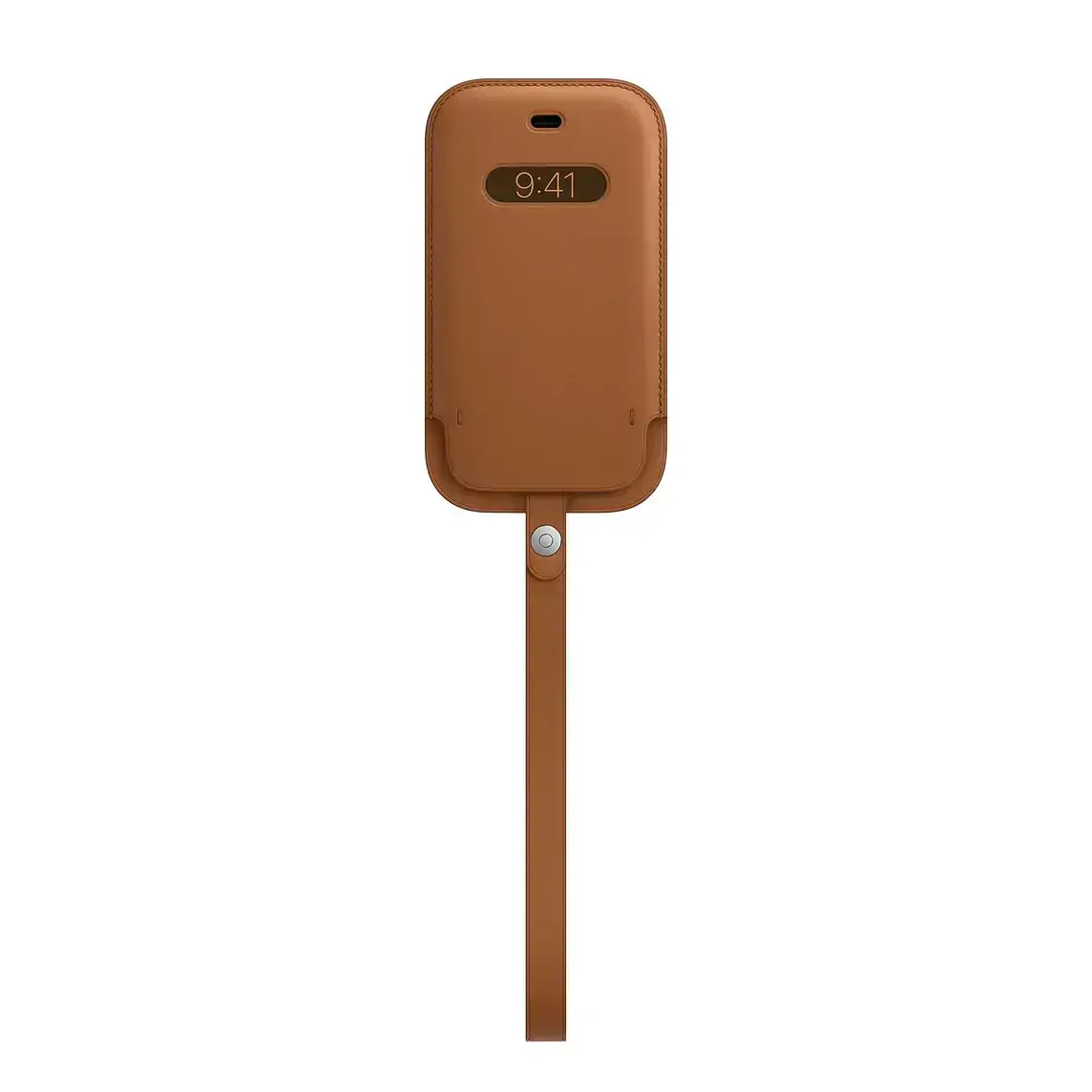 Чохол Apple iPhone 12 mini Leather Sleeve with MagSafe - Saddle Brown (MHMP3)