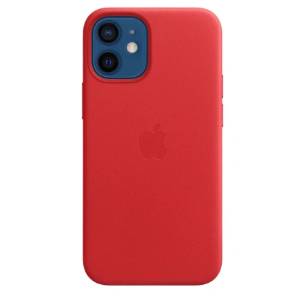 Чохол Apple iPhone 12 mini Leather Case with MagSafe - (PRODUCT)RED (MHK73)