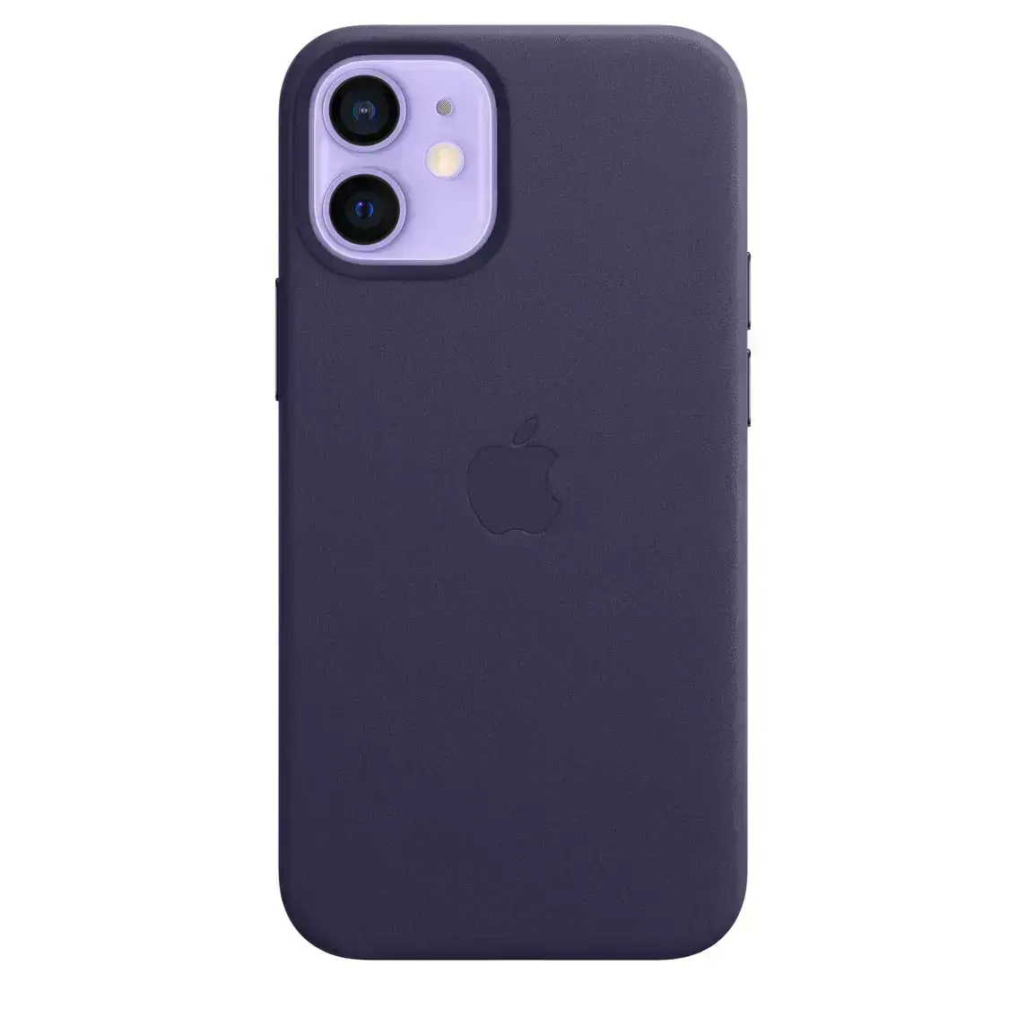 Чохол Apple iPhone 12 mini Leather Case with MagSafe - Deep Violet (MJYQ3)