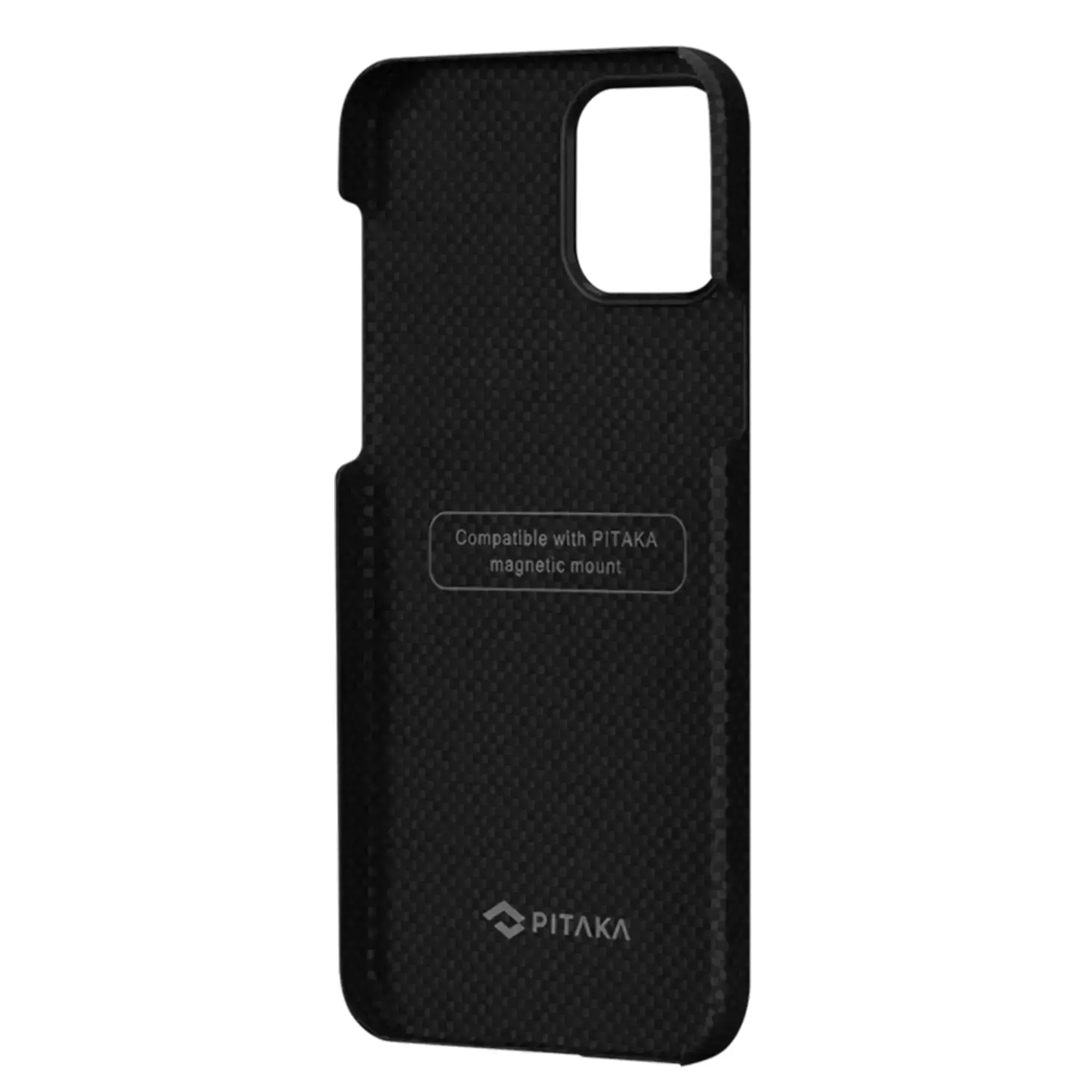 Чохол Pitaka MagEZ Case Plain Black/Grey for iPhone 12 (KI1202M)
