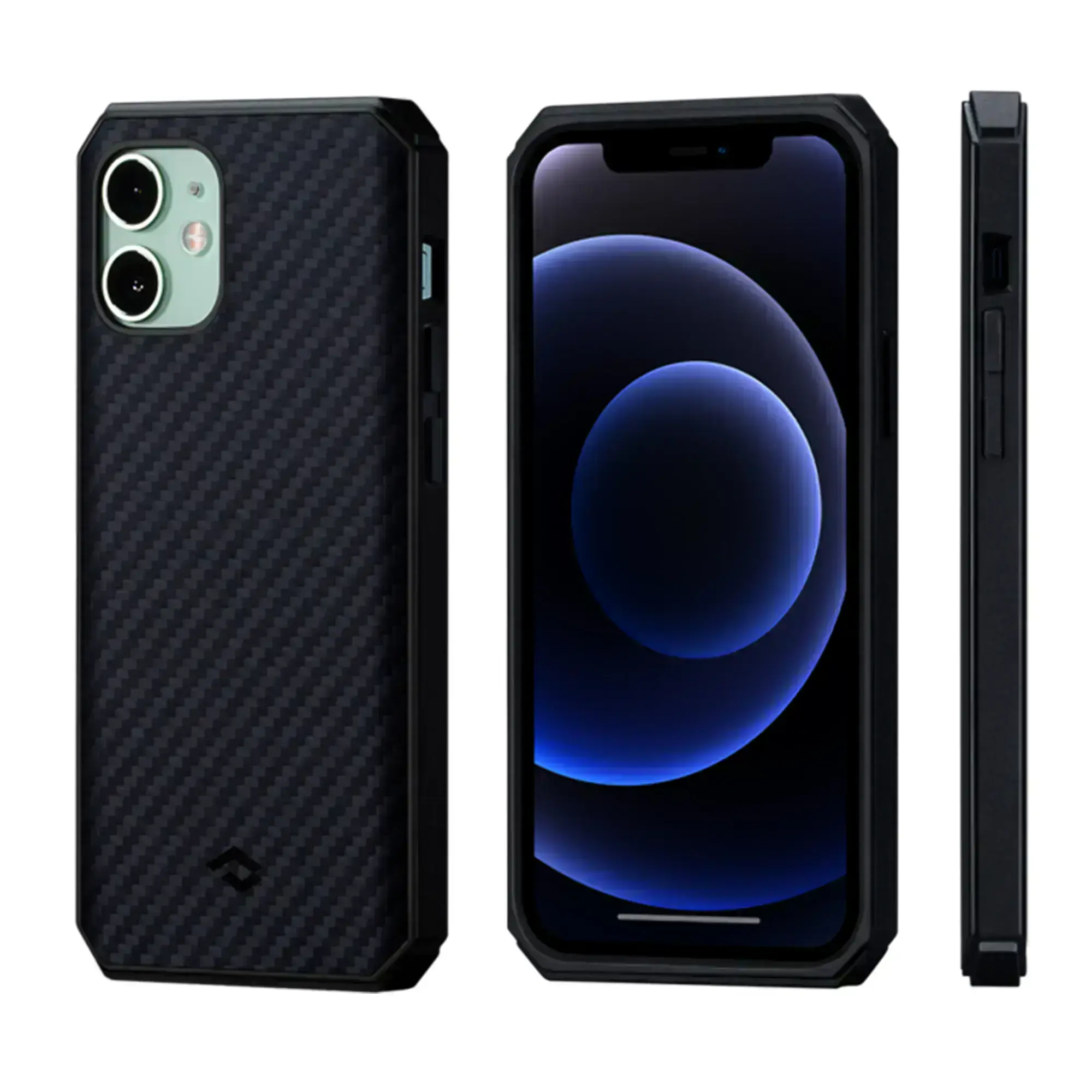 Чохол Pitaka MagEZ Case Pro 2 Twill Black/Grey for iPhone 12 (KI1201MP)