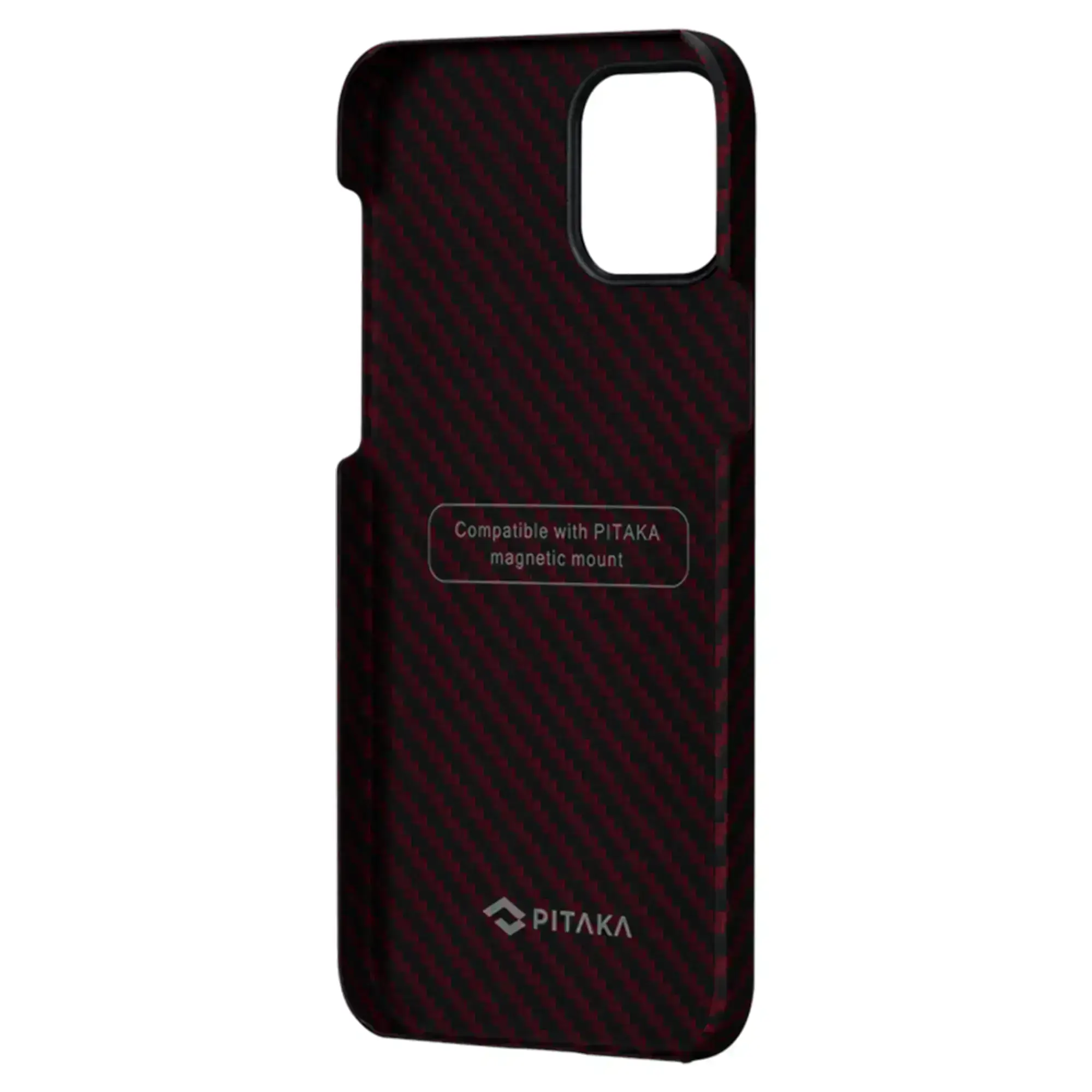 Чохол Pitaka MagEZ Case Twill Black/Red for iPhone 12 mini (KI1203)