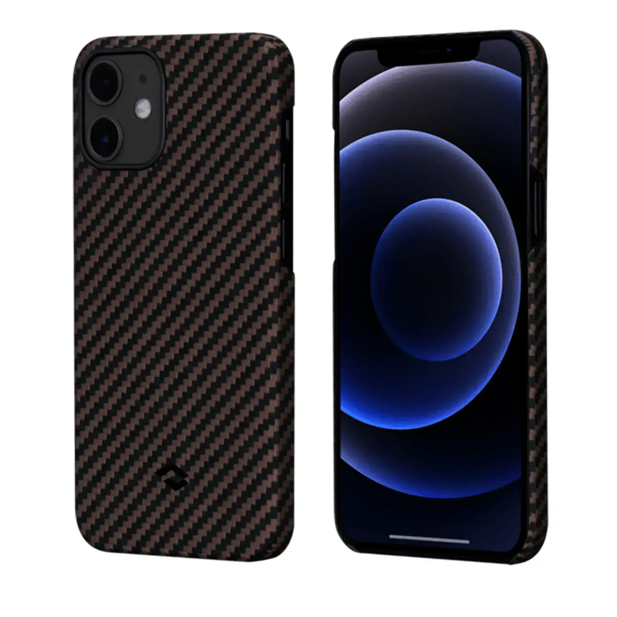 Чохол Pitaka MagEZ Case Twill Black/Rose Gold for iPhone 12 mini (KI1206)