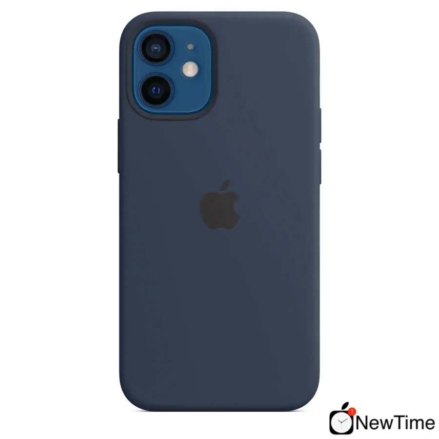 Чехол Apple iPhone 12 mini Silicone Case with MagSafe Lux Copy - Deep Navy (MHKU3)
