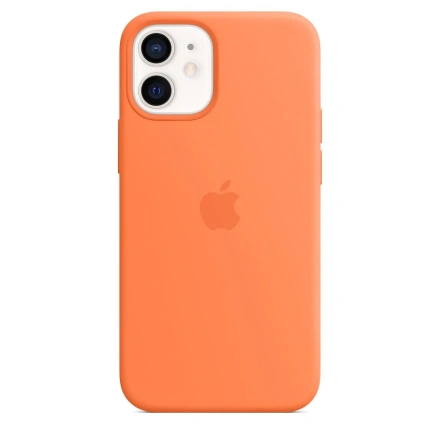 Чехол Apple iPhone 12 mini Silicone Case with MagSafe - Kumquat (MHKN3)