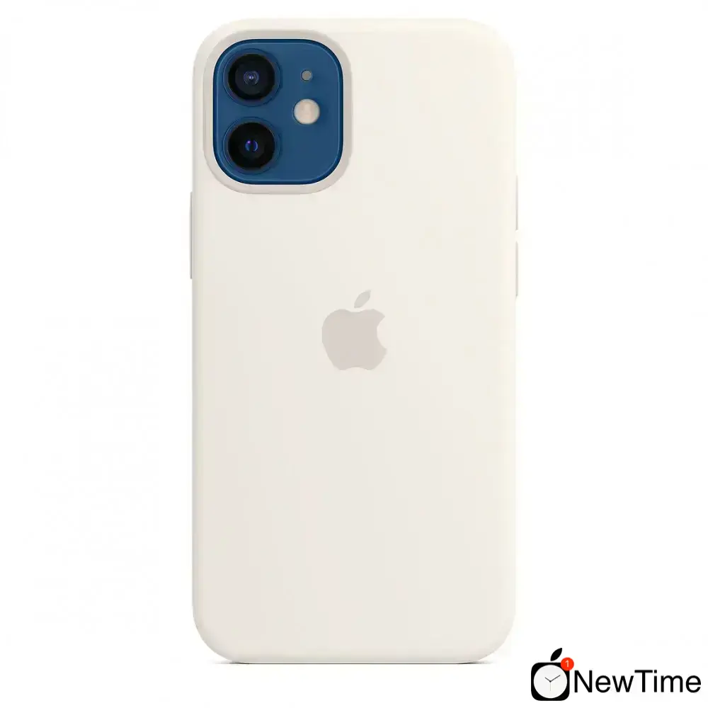 Чехол Apple iPhone 12 mini Silicone Case with MagSafe Lux Copy - White (MHKV3)