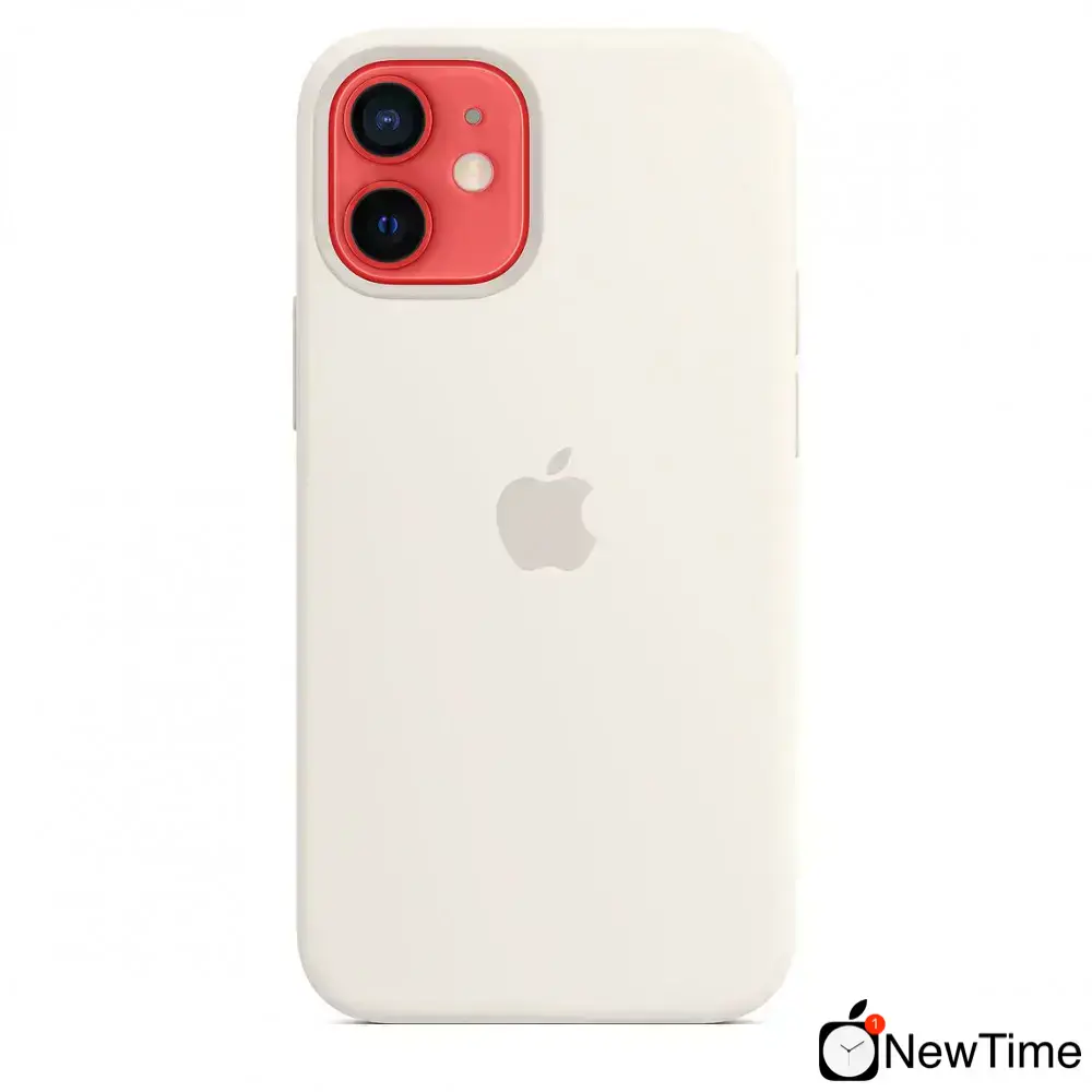 Чехол Apple iPhone 12 mini Silicone Case with MagSafe Lux Copy - White (MHKV3)