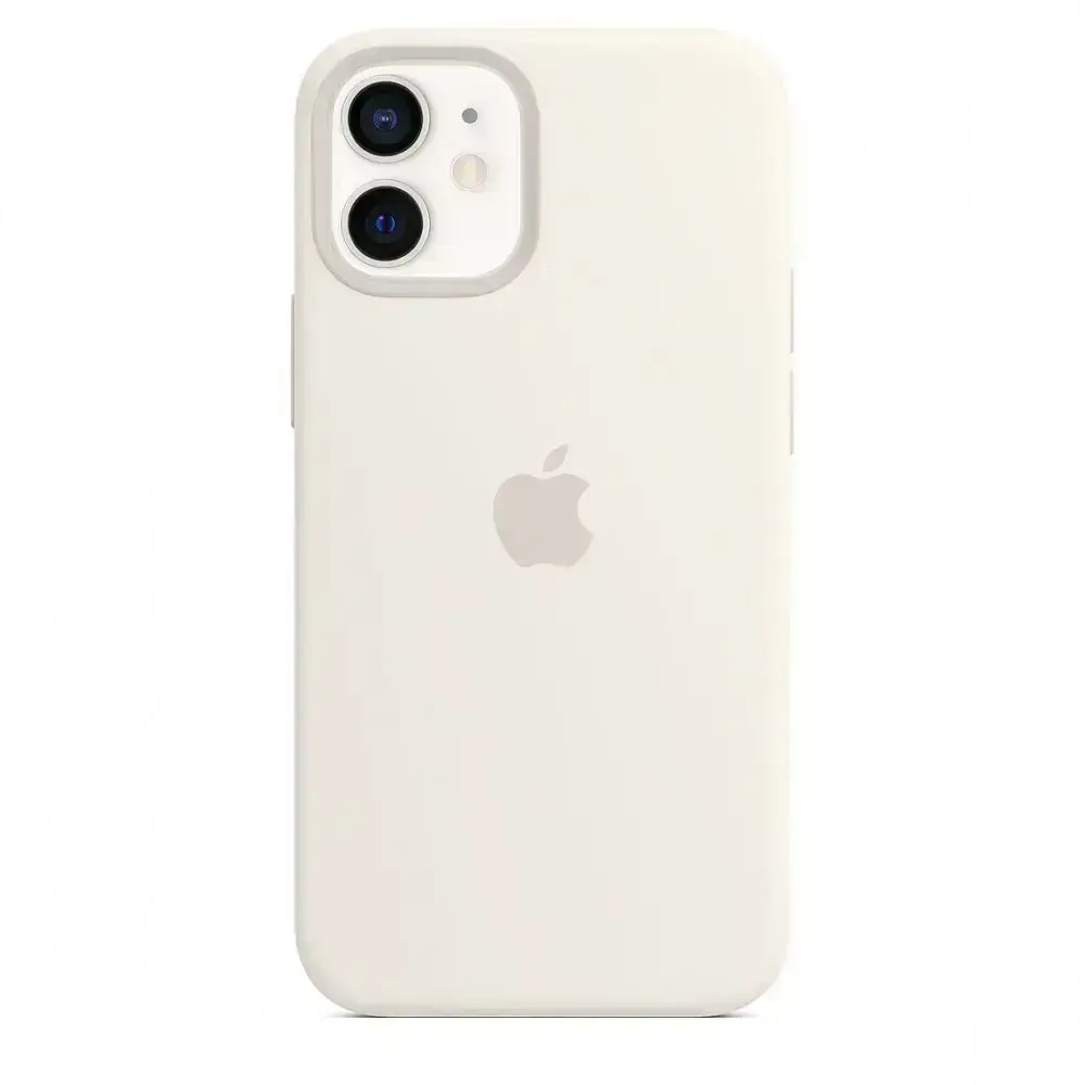 Чехол Apple iPhone 12 mini Silicone Case with MagSafe Lux Copy - White (MHKV3)