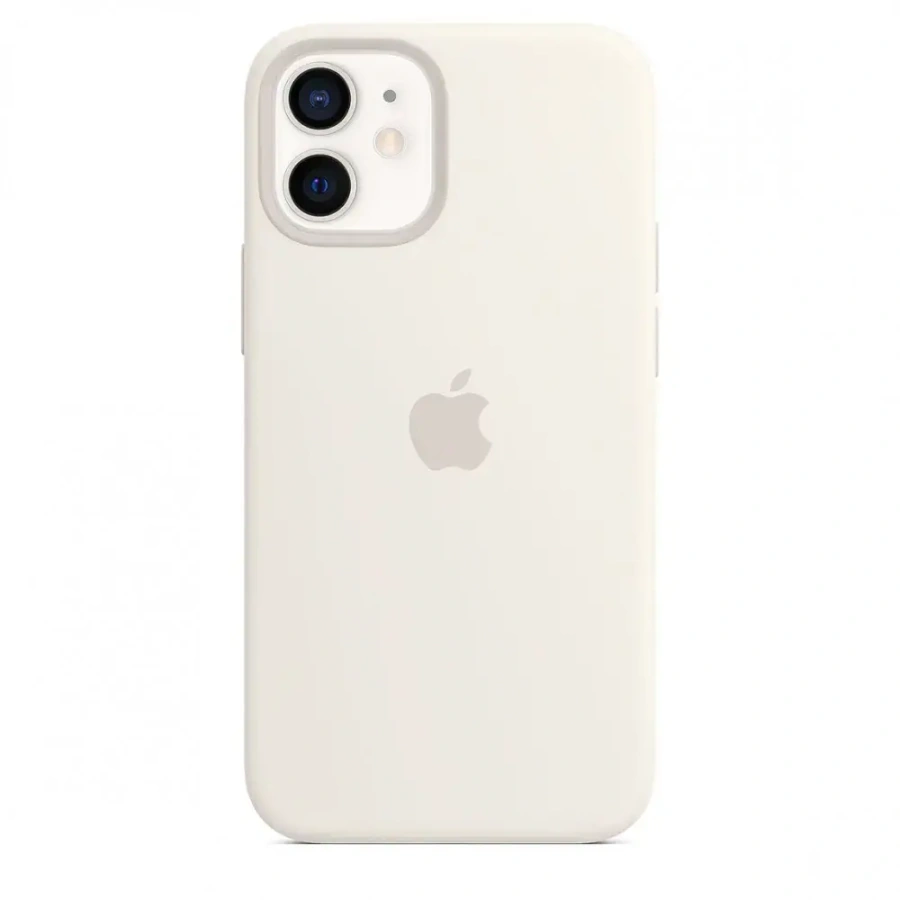 Чехол Apple iPhone 12 mini Silicone Case with MagSafe Lux Copy - White (MHKV3)