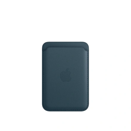 iPhone Leather Wallet with MagSafe Lux Copy - Baltic Blue