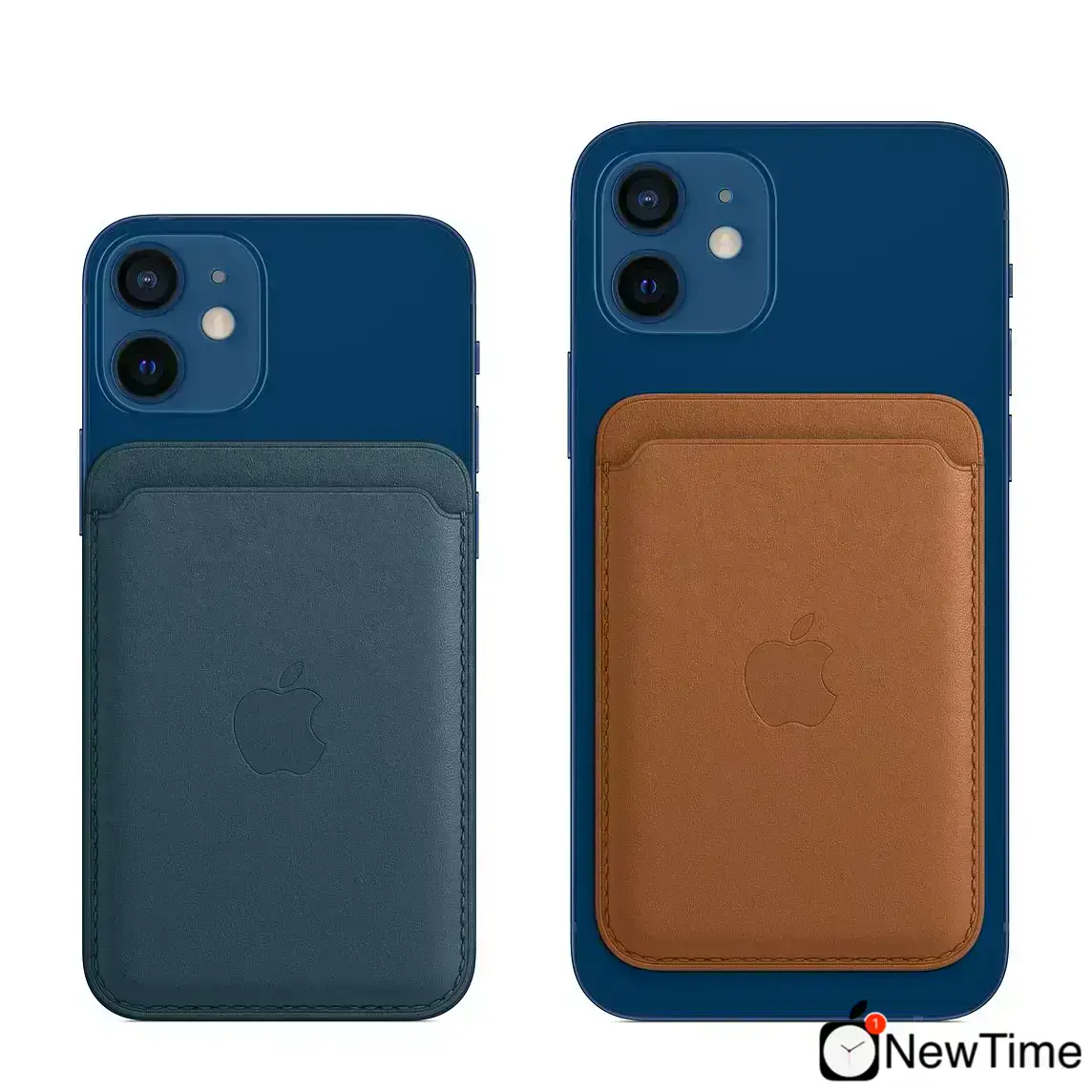 iPhone Leather Wallet with MagSafe Lux Copy - Baltic Blue