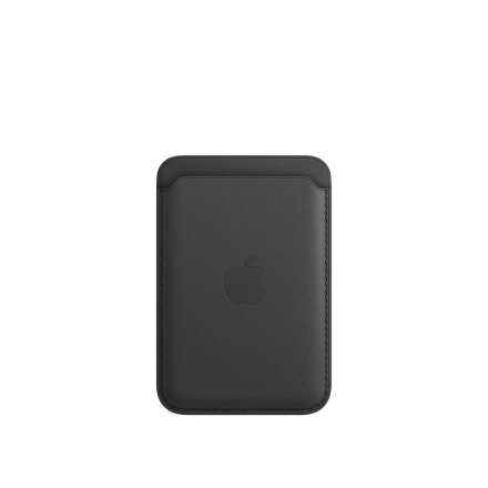 Apple iPhone Leather Wallet with MagSafe - Black (MHLR3)