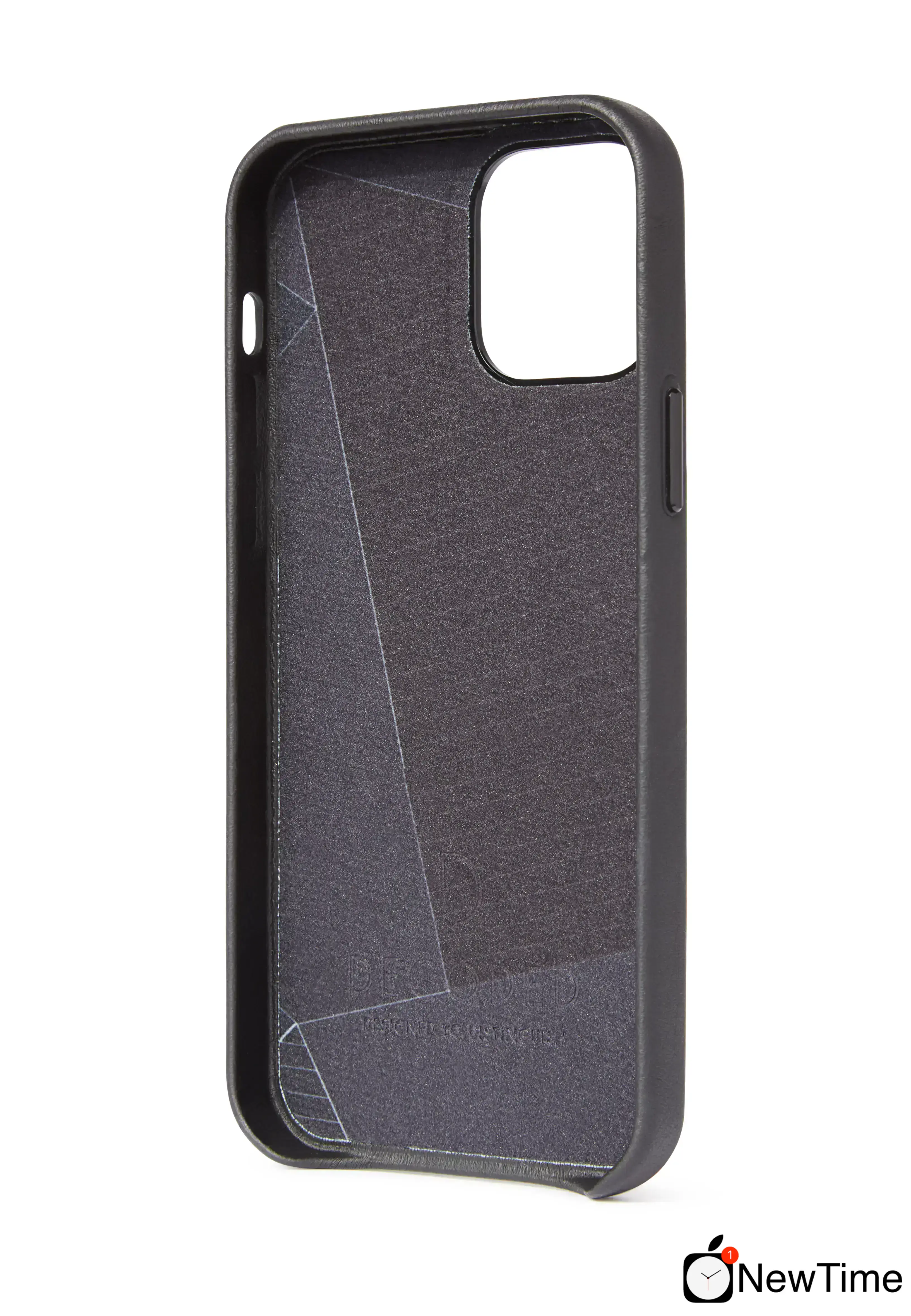 Чохол DECODED Leather Back Cover for iPhone 12 Pro - Black (D20IPO61BC2BK)