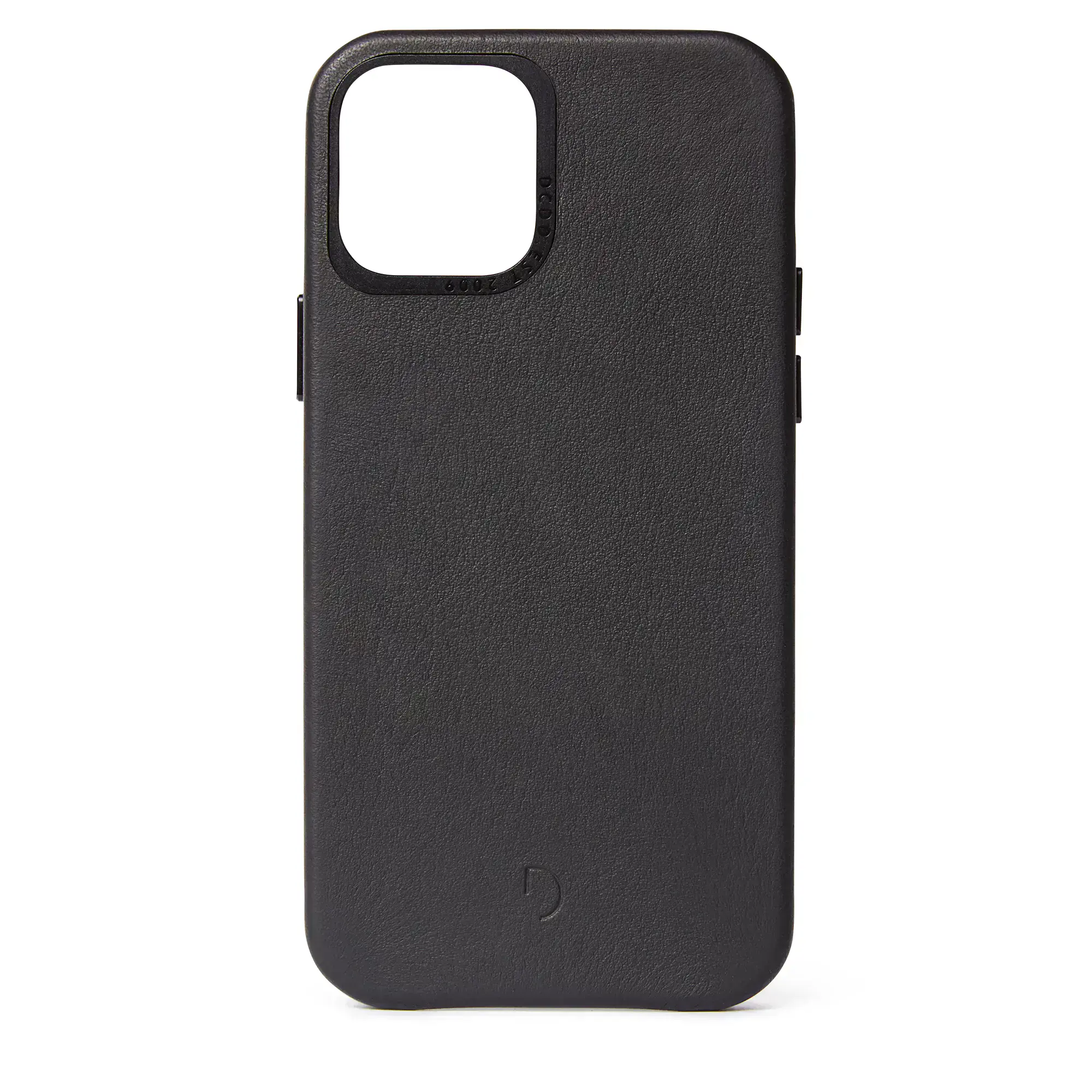 Чохол DECODED Leather Back Cover for iPhone 12 Pro - Black (D20IPO61BC2BK)