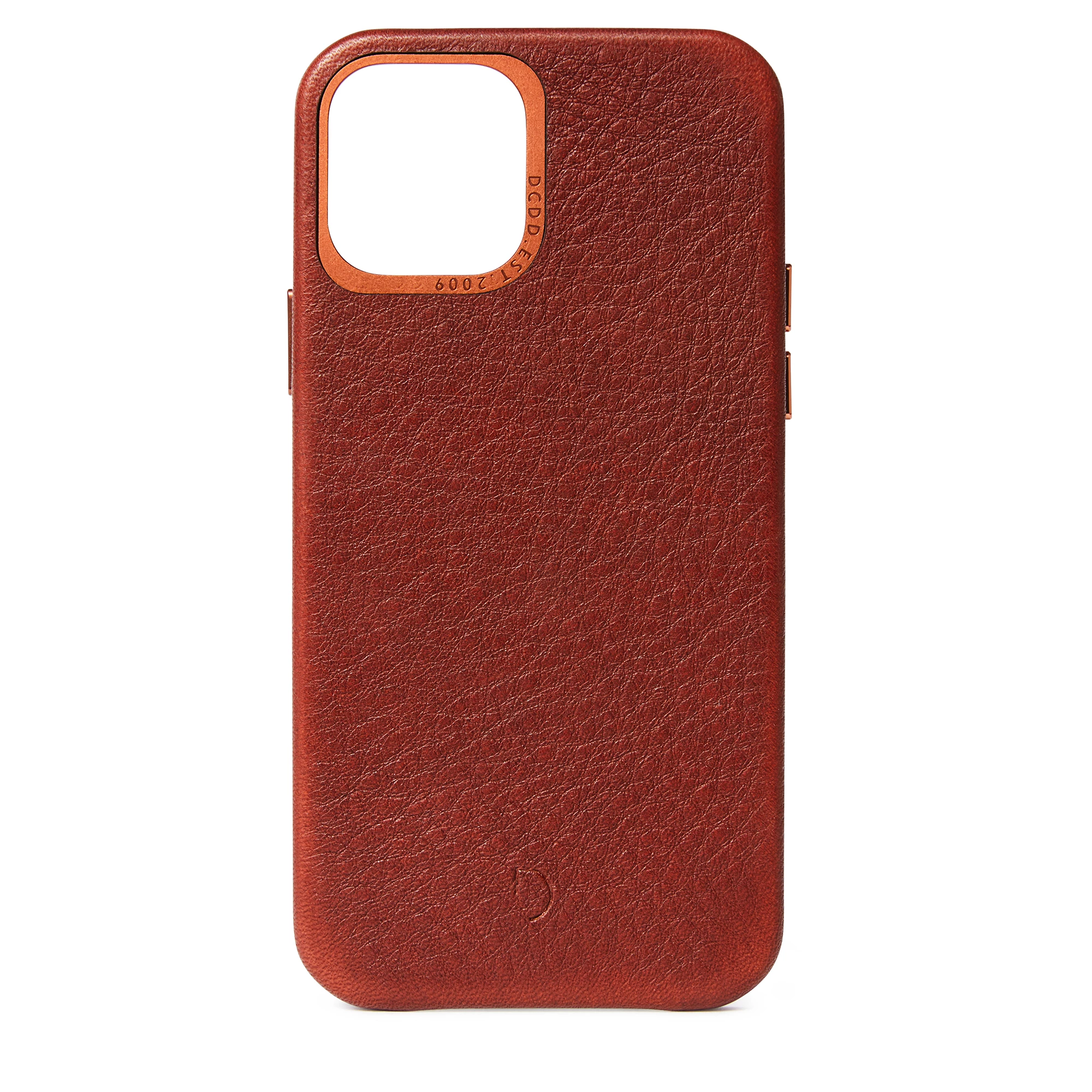 Чехол DECODED Leather Back Cover for iPhone 12 mini - Brown (D20IPO54BC2CBN)