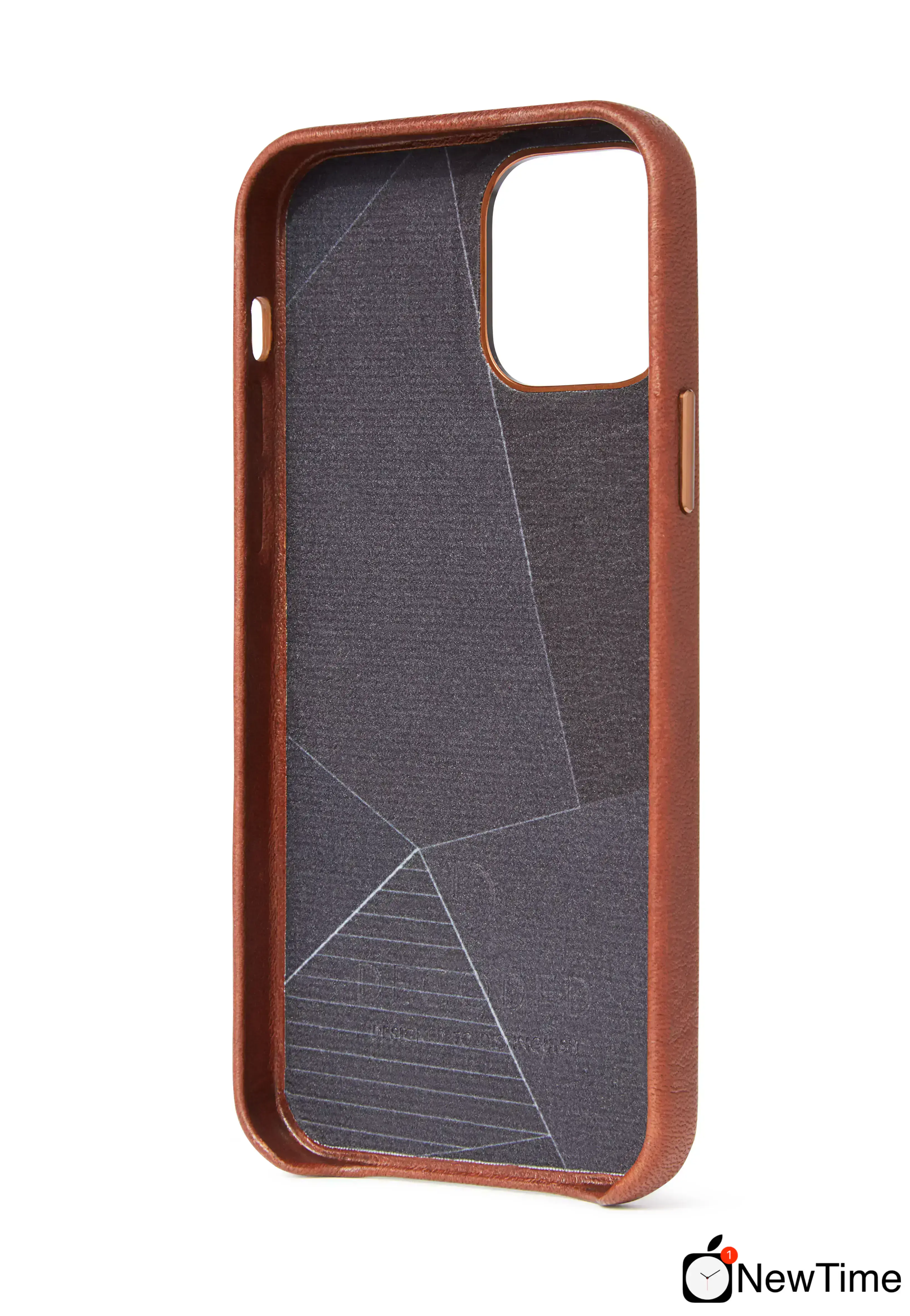 Чохол DECODED Leather Back Cover for iPhone 12 mini - Brown (D20IPO54BC2CBN)