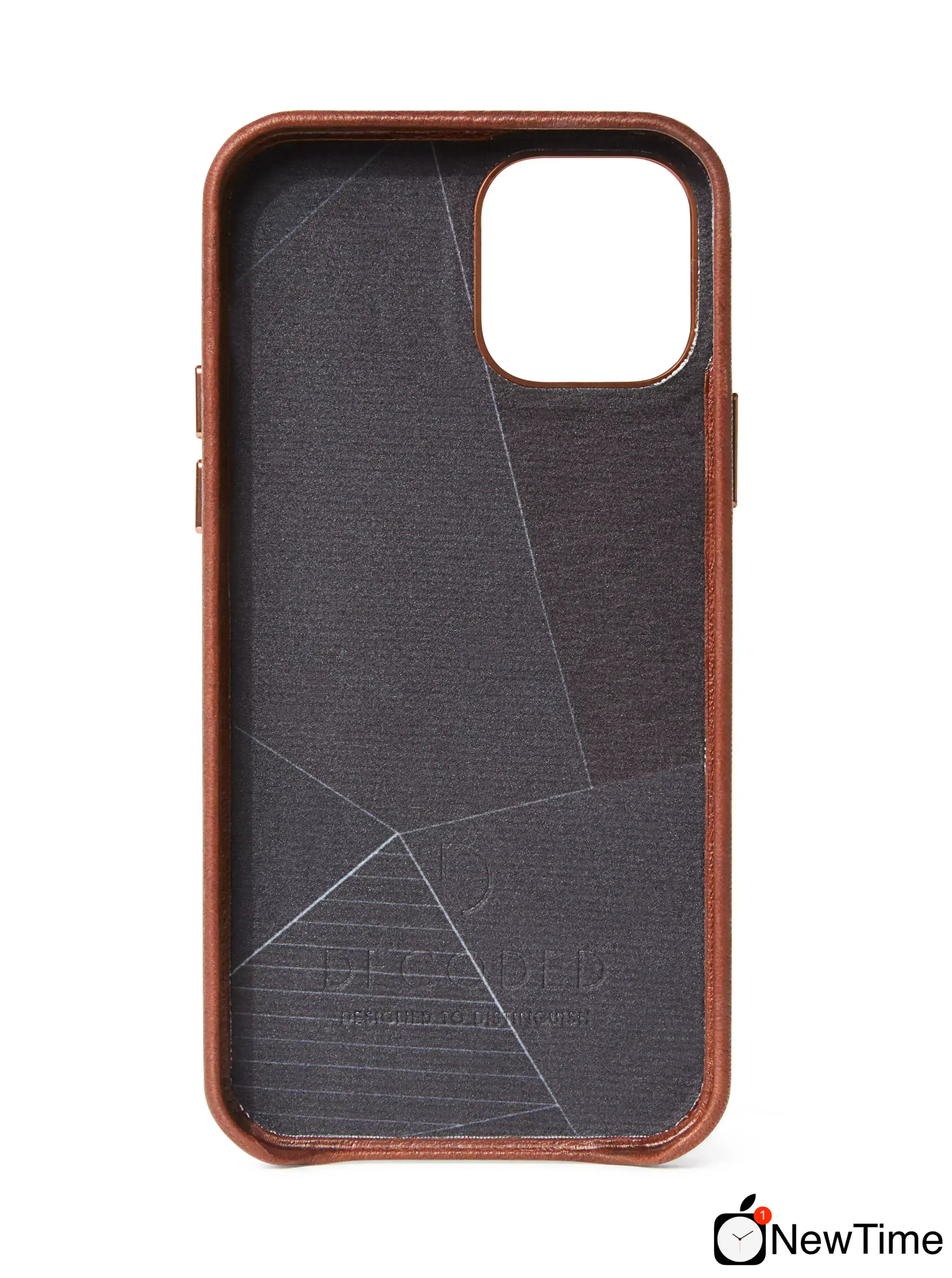 Чохол DECODED Leather Back Cover for iPhone 12 mini - Brown (D20IPO54BC2CBN)