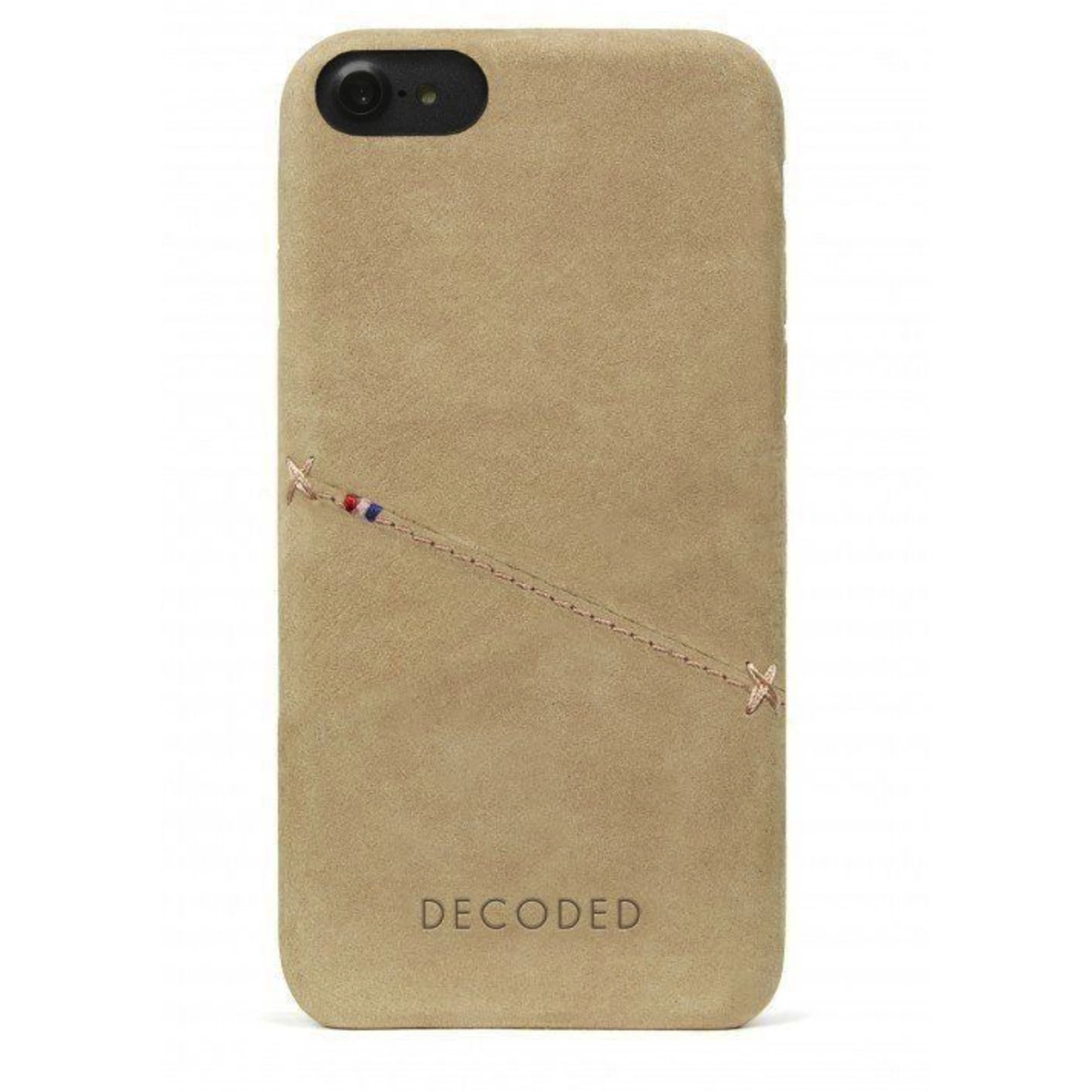 Чохол DECODED Leather Back Cover Card Case Sahara for iPhone SE 2020 / iPhone 8/7 / 6s / 6 (D6IPO7BC3SA)
