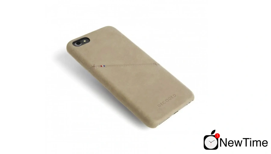 Чохол DECODED Leather Back Cover Card Case Sahara for iPhone SE 2020 / iPhone 8/7/6s/6 (D6IPO7BC3SA)