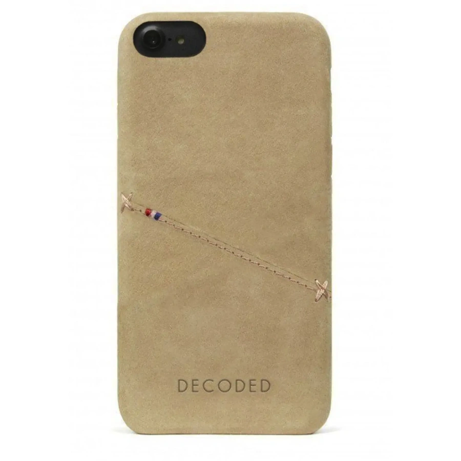 Чохол DECODED Leather Back Cover Card Case Sahara for iPhone SE 2020 / iPhone 8/7/6s/6 (D6IPO7BC3SA)