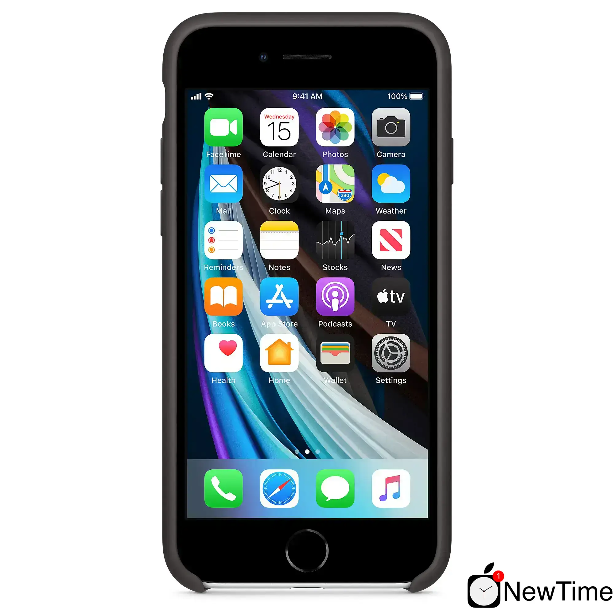 Чохол Apple iPhone SE Silicone Case - Black (MXYH2)