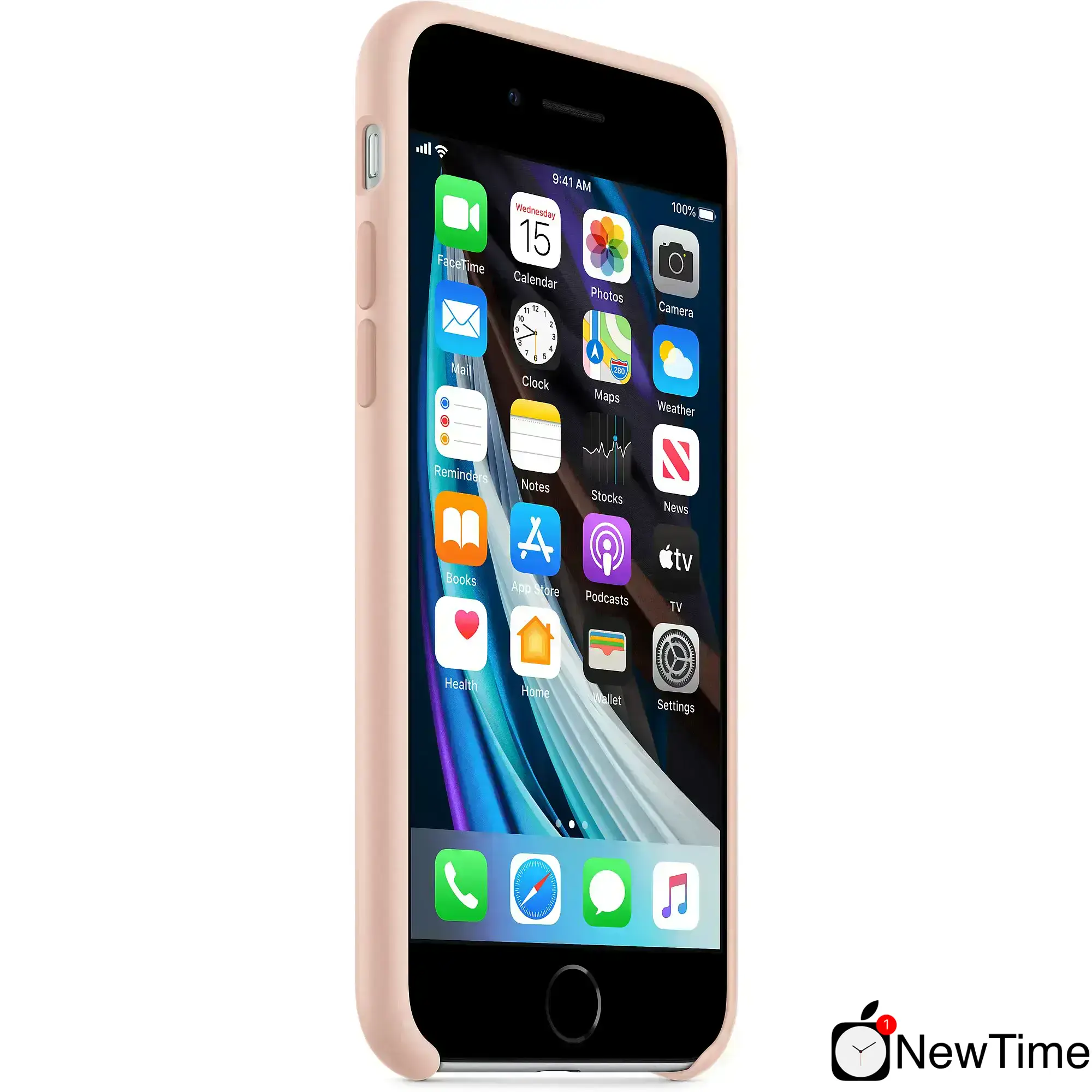 Чохол Apple iPhone SE Silicone Case - Pink Sand (MXYK2)