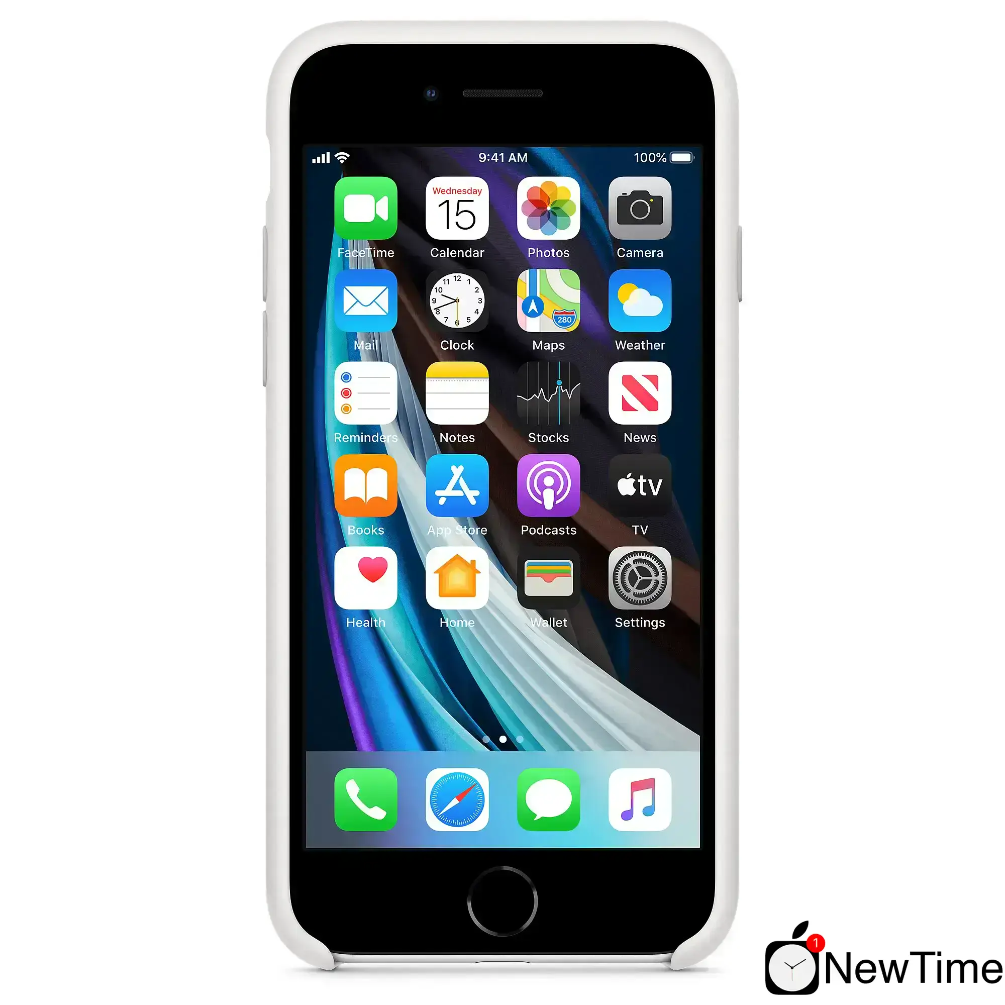 Чохол Apple iPhone SE Silicone Case - White (MXYJ2)
