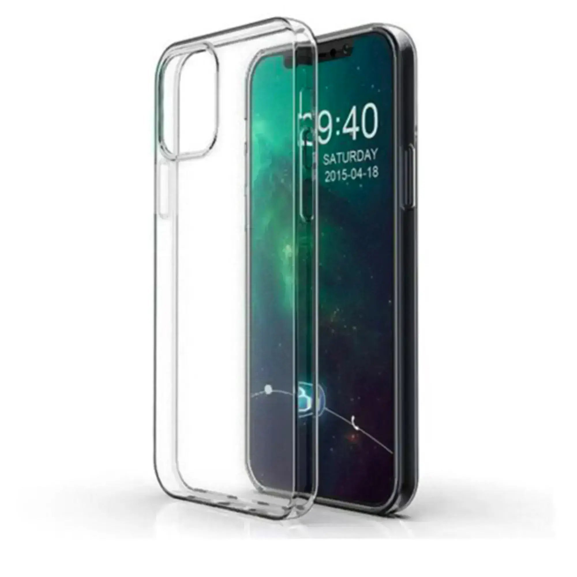 Чехол j-CASE TPU Creative Case for iPhone 12 Pro Max - Transparent