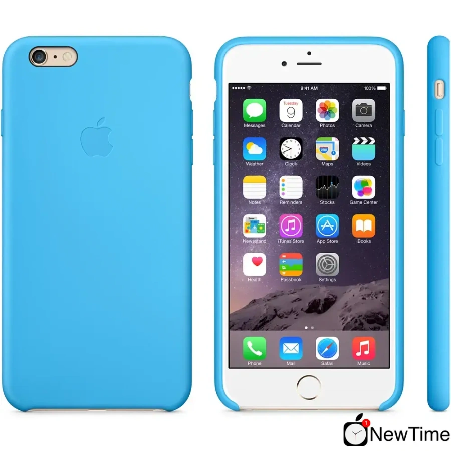 Чехол Apple iPhone 6s/6 Plus Silicone Case - Blue (MGRH2, MKXP2)