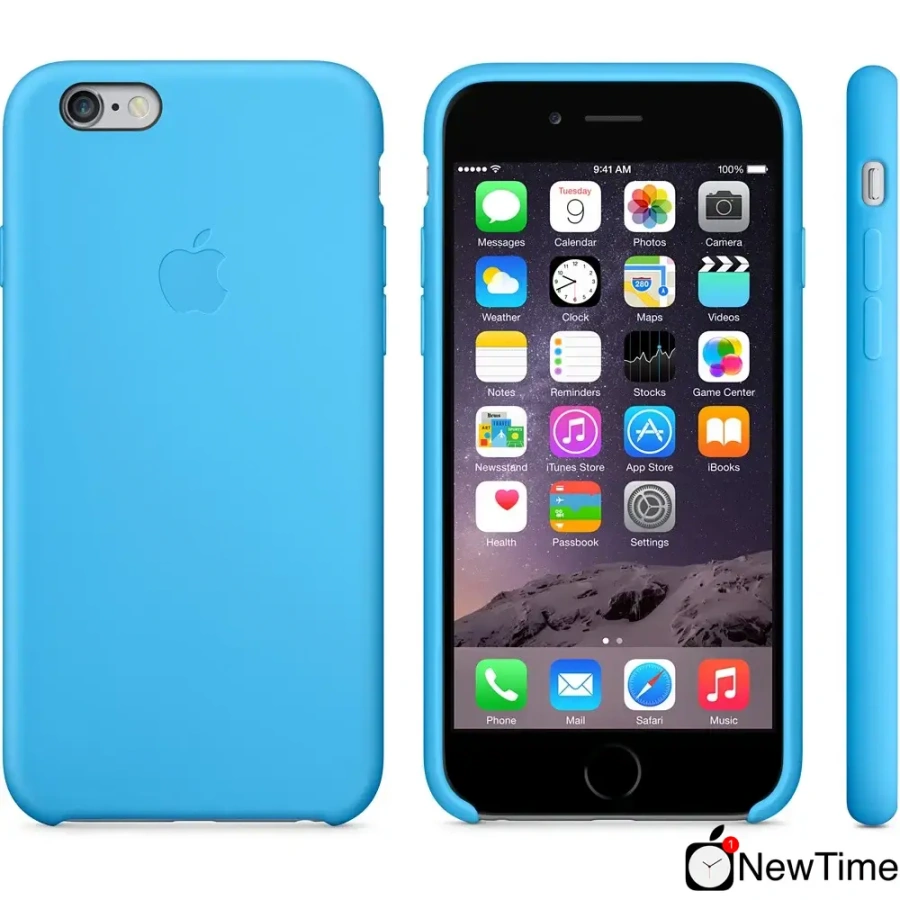 Чехол Apple iPhone 6s/6 Plus Silicone Case - Blue (MGRH2, MKXP2)