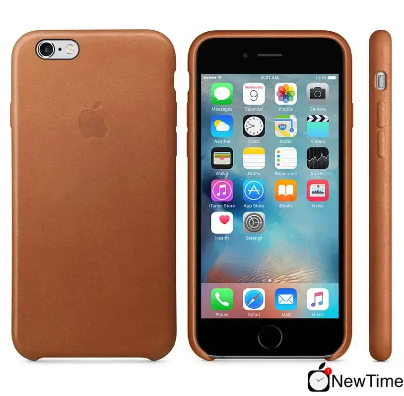 Чохол Apple iPhone 6/6s Leather Case - Saddle Brown (MKXT2)
