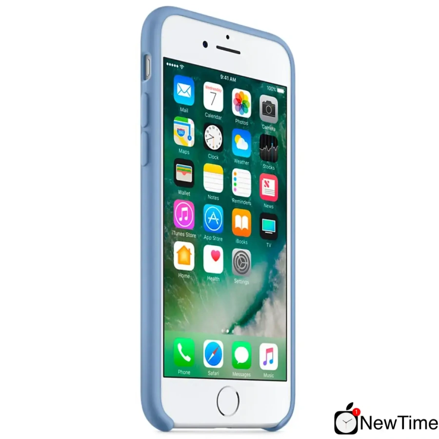 Чехол Apple iPhone 7/8/SE-2 Silicone Case - Azure (MQ0J2)
