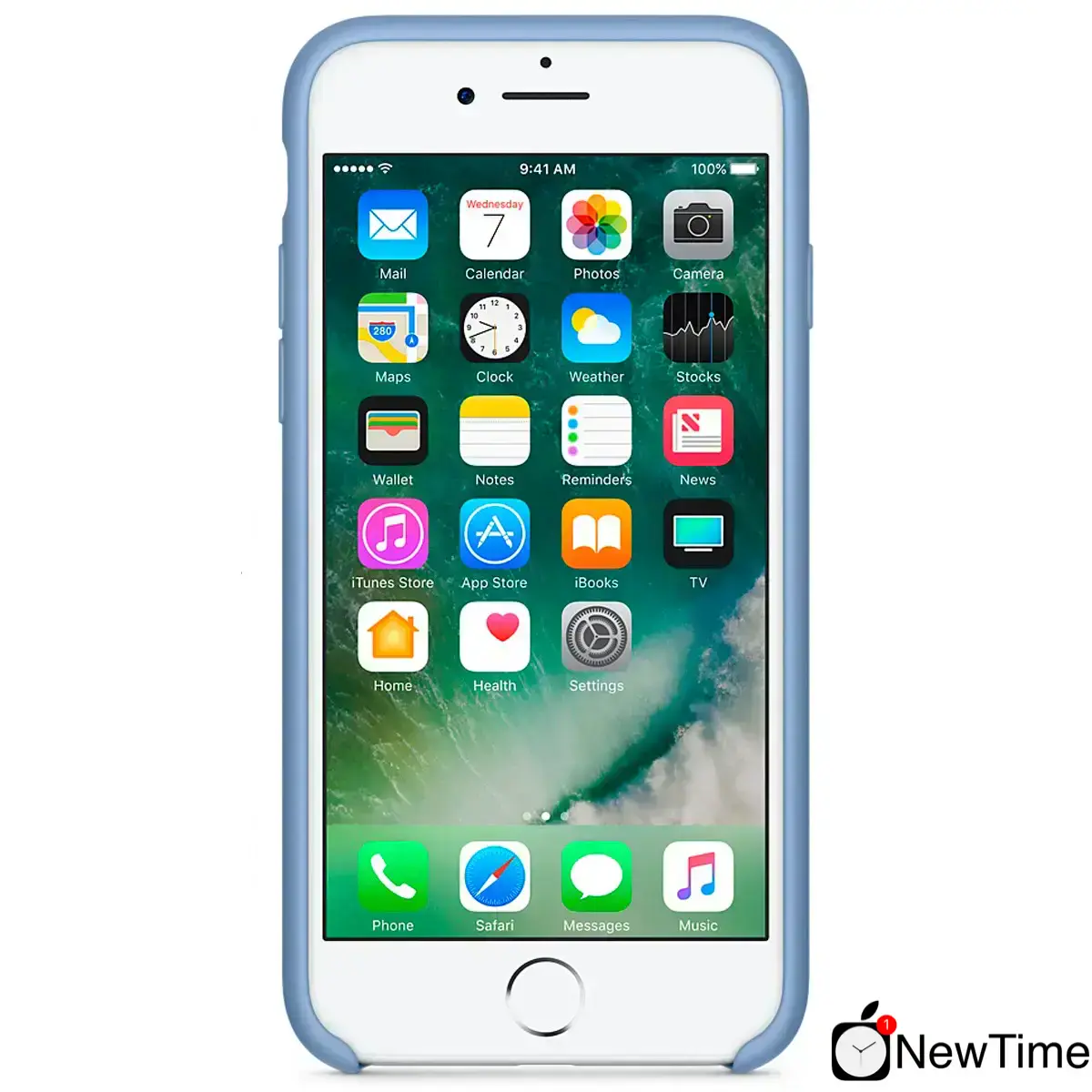 Чохол Apple iPhone 7/8/SE-2 Silicone Case - Azure (MQ0J2)