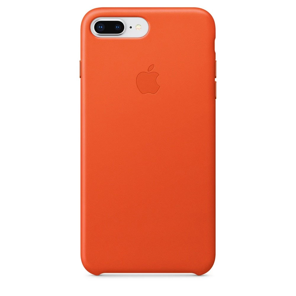 Apple iPhone 7/8 Plus Leather Case - Bright Orange (MRGD2)