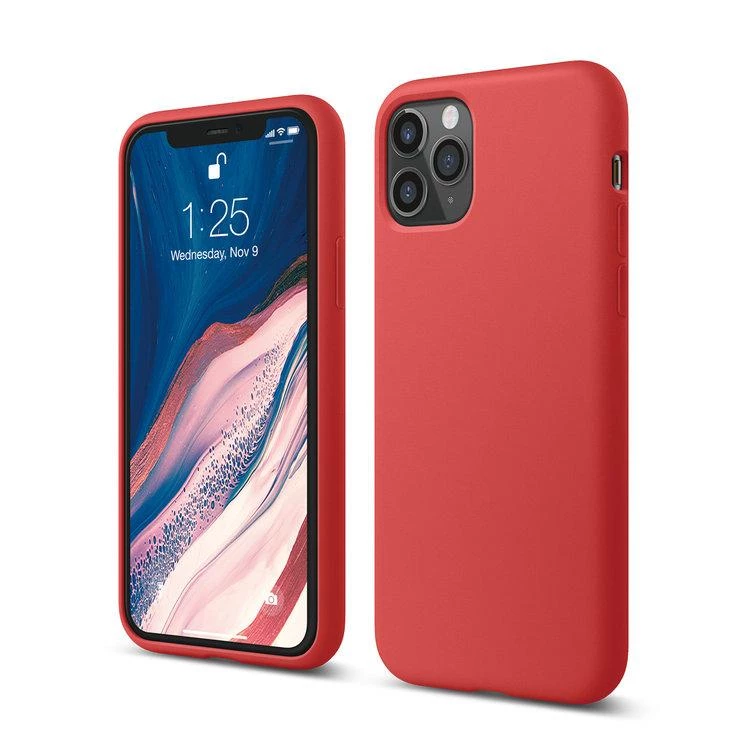 Apple iPhone 11 Pro Max Silicone Case Full Cover - PRODUCT RED