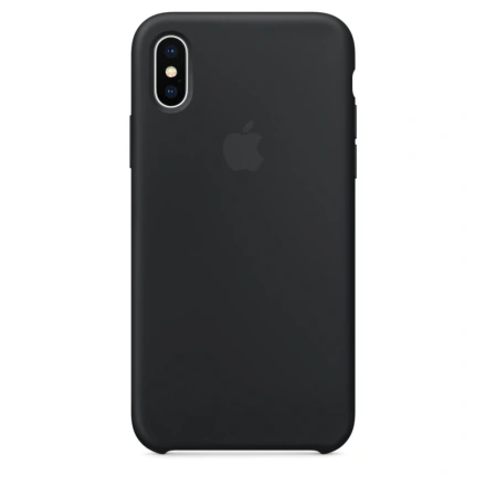Чехол Apple iPhone XS Max Silicone Case LUX COPY - Black (MRWE2)